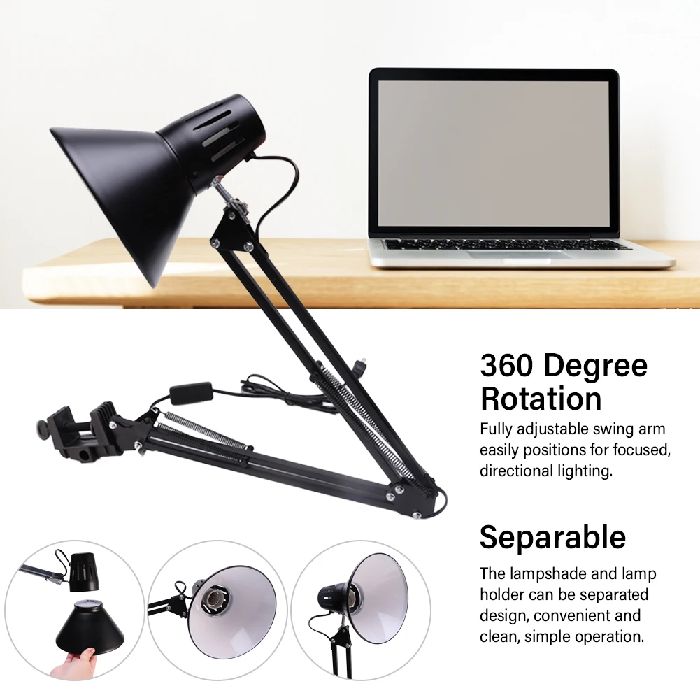 

Складная Светодиодная настольная лампа с поворотом на 360 градусов