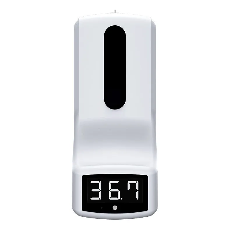 

Non-contact Soap dispenser Digital Infrared Thermometer and 1000ml Automatic Sensor Support 5 National Languages K9 Pro 2-in-1