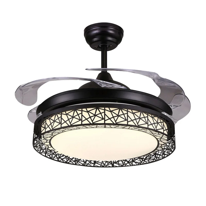 Современный потолочный вентилятор простая лампа для ресторана гостиной люстра