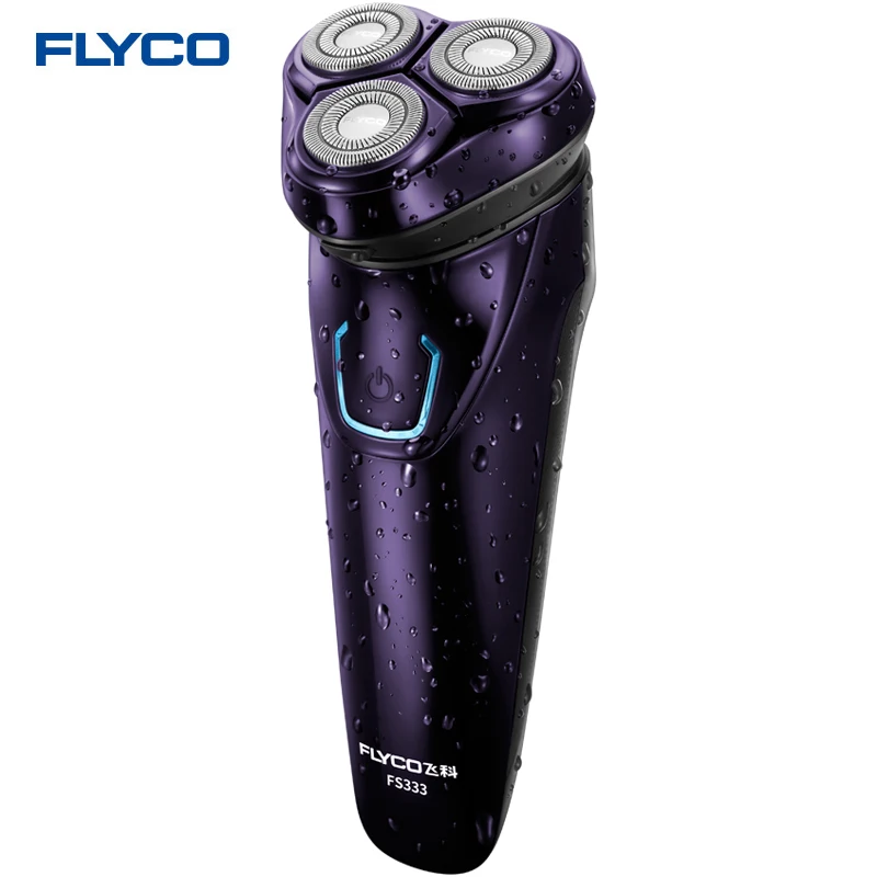 

FLYCO FS333 электробритва перезаряжаемый IPX7 нож для мытья бороды 3D плавающий бритвенный станок с тремя плавающими головками для сухого и влажно...