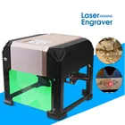 Лазерный гравер с ЧПУ, гравировальный станок 3000 МВт для деревообработки с диапазоном 80x80 мм и мини-лазером 3 Вт