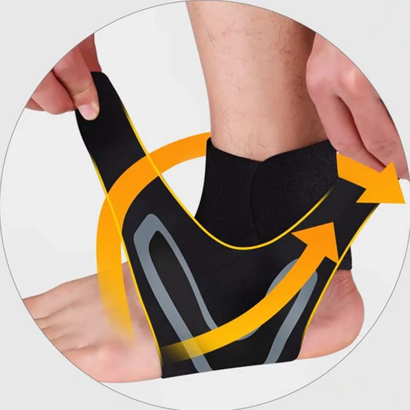 1 шт. бандаж для поддержки голеностопа эластичная свободная регулировка защита