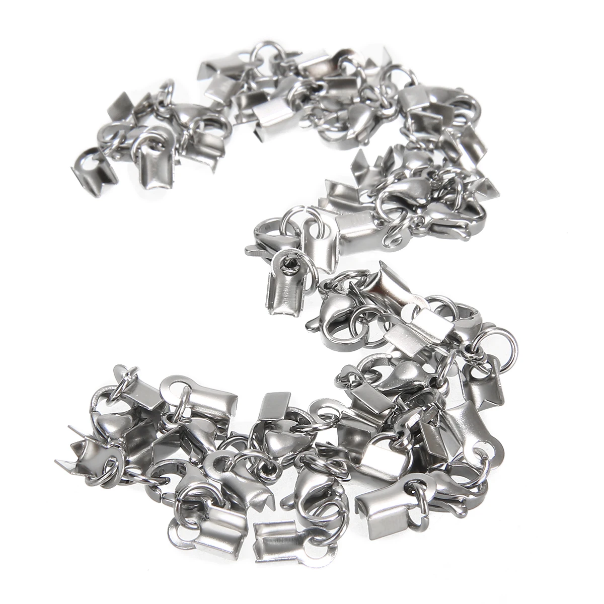 Застежка карабин из нержавеющей стали 20 шт. 3 мм|Пряжки и крючки| |