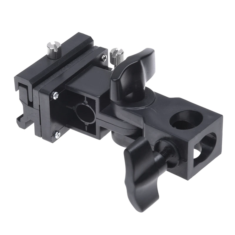 

Black Swivel Flash Light Stand Mount Bracket Hot-Shoe Umbrella Holder Type B
