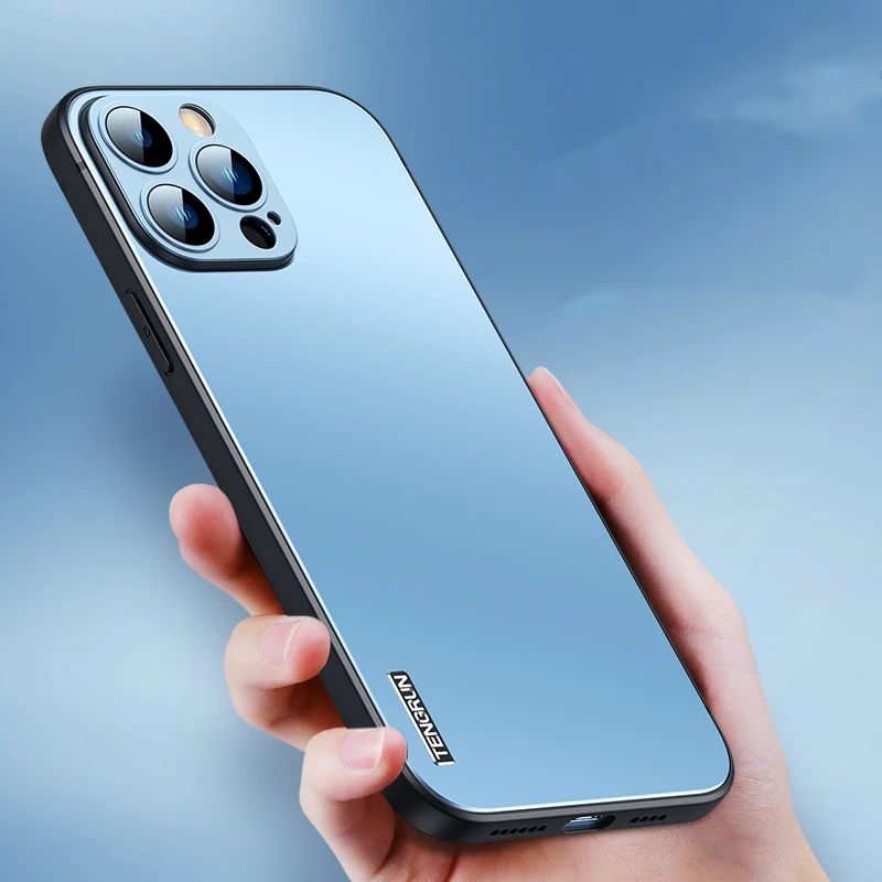 

For iPhone 13 Pro Max Cover Ultra Thin Matte Square Farme Hard Cool Back Cover For Apple iPhone 13
