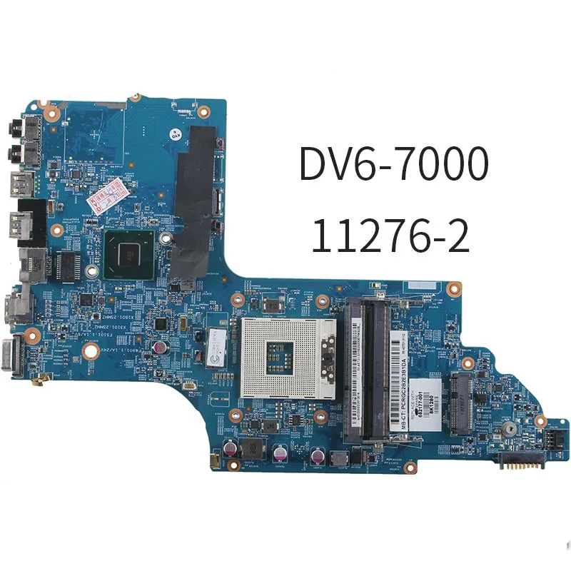 

Suitable For HP DV6 DV6-7000 Motherboard 11276-2 48.4ST04.021 682180-501 682177-001 682177-501 Mainboard 100% tested fully work