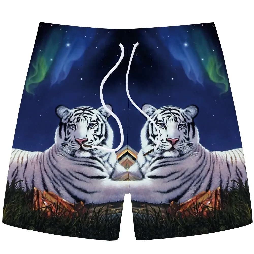 

2021 Wolf Shorts Men Animal Casual Short Pants Cargo Black Beach 3d Printed Shorts Gothic Fitness Mens Shorts New Male Summer
