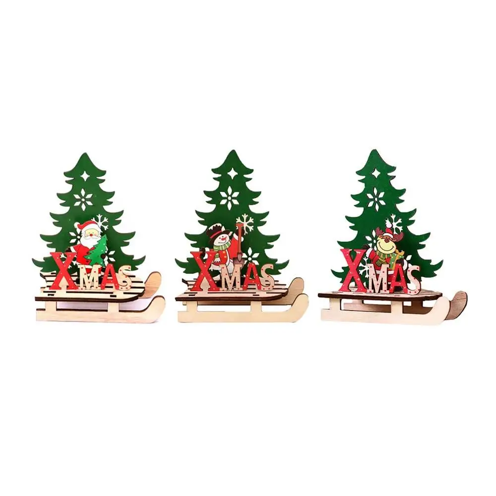 

Wood Santa Claus Christmas Decorations DIY Material Package Cute Gift Manual Product Entertainment Beautiful Interesting