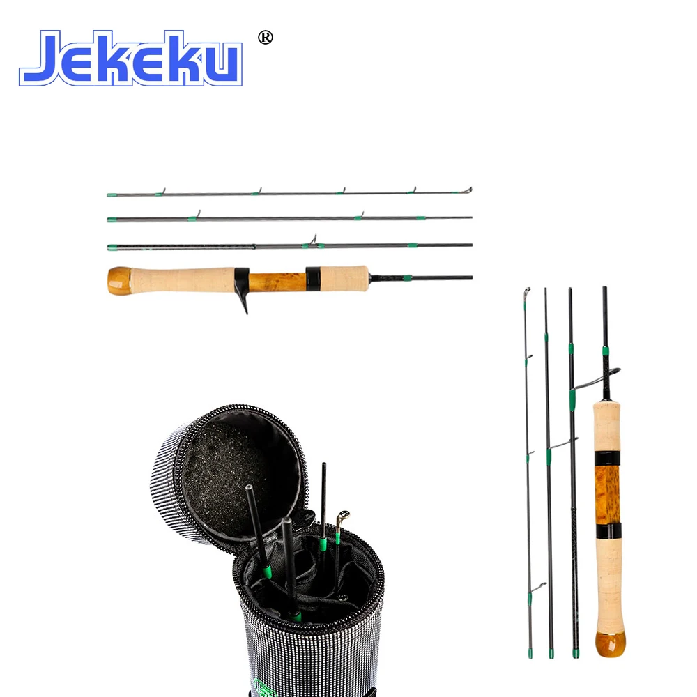 

Рыболовная удочка FUJI с чехлом, 4 секции, литой стержень, 119 см, суперлегкая, 1-5g, 1-4 фунта