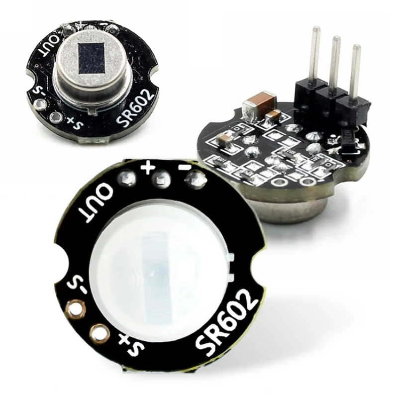 

SR602 DC 3.3V-15V Smart Motion Sensor Detector Module SR602 Pyroelectric Infrared PIR Sensor Switch Board Dropshipping