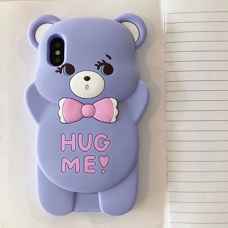 Мягкий силиконовый чехол с 3D рисунком для iPhone 6 6S 7 8 Plus X Xs Max XR 11 Pro Микки смайликом и