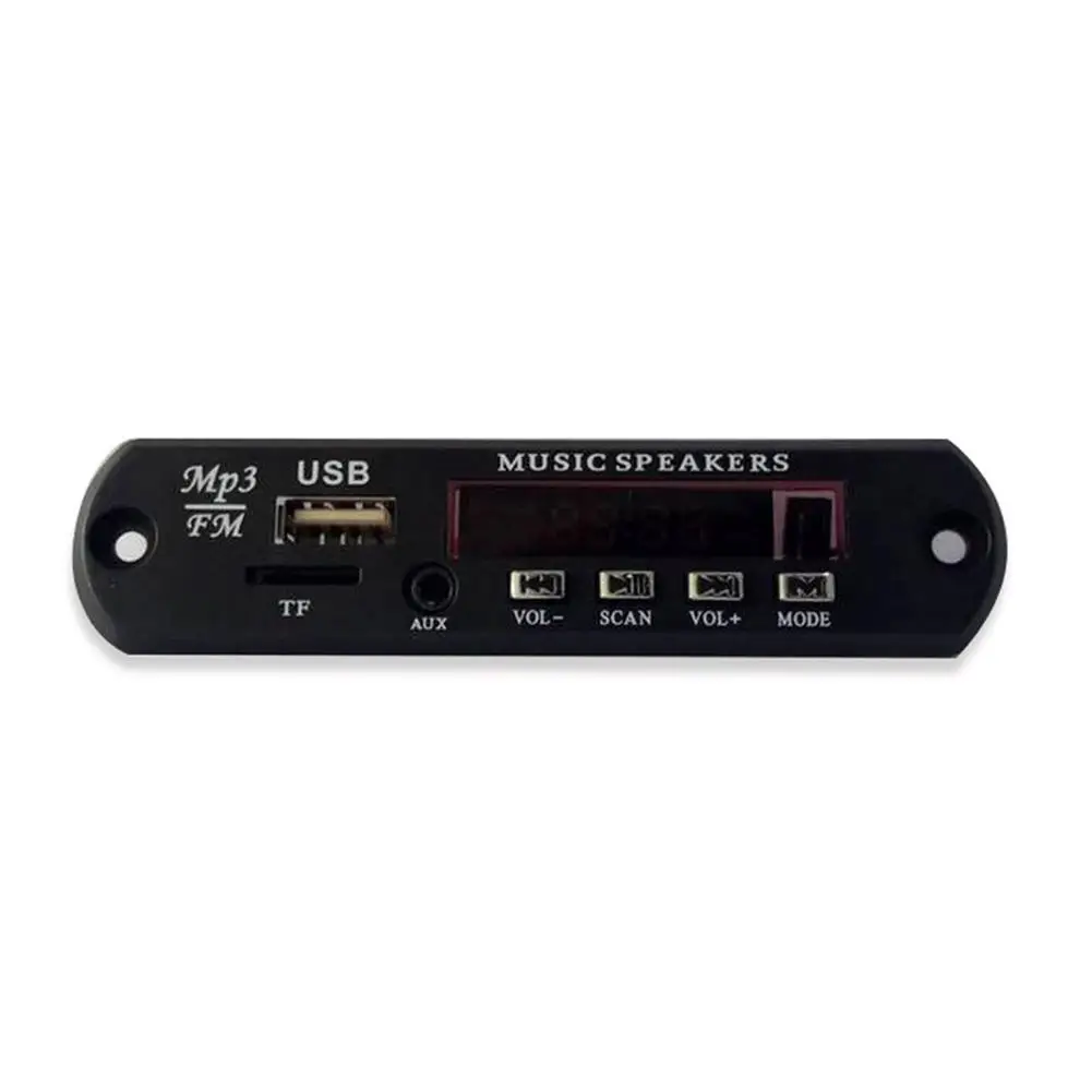 Yiwa стерео DC12V MP3 декодер плата SD аудио модуль USB TF AUX FM Радио пульт дистанционного