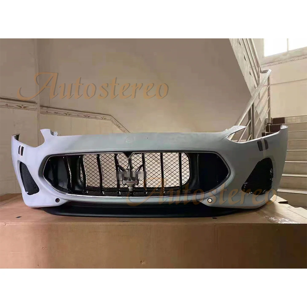 Фото Автомобильный объемный Компасс из углеродного волокна для Maserati GT/GC грантуризм 2007-2017, передний круглый задний Компасс, полный бампер GT новог... №3