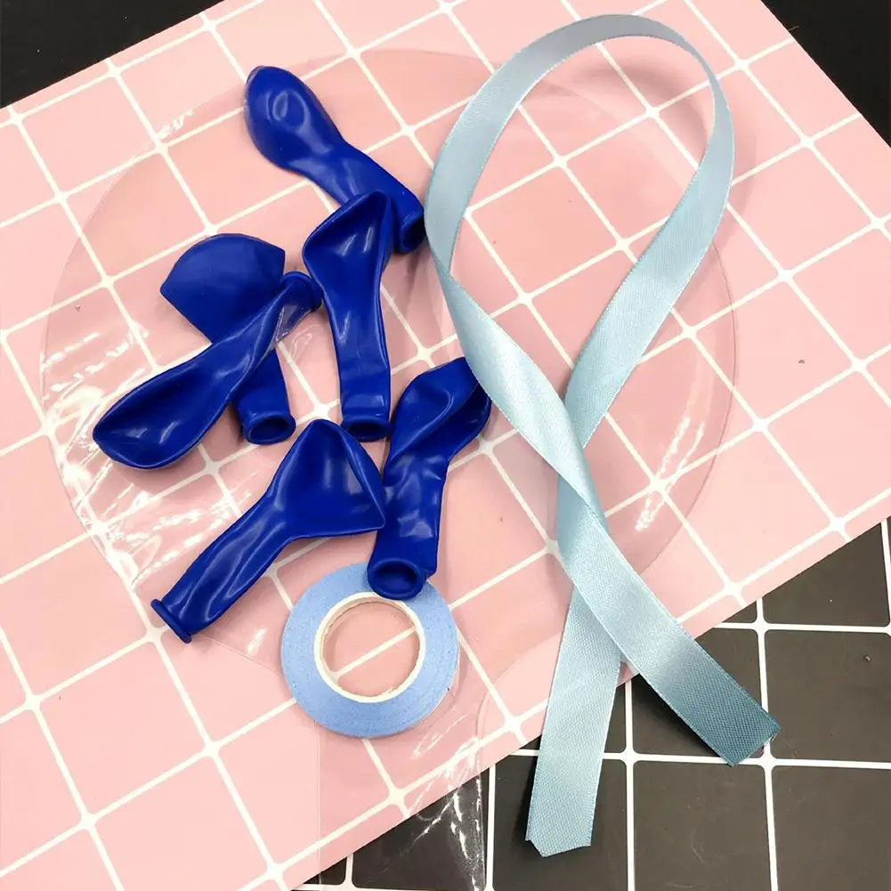 

9-piece Set Latex 20-inch Transparent Bobo Balloon Kit Birthday Party Confession Layout Wedding Decoration