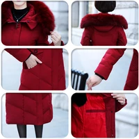 Collar Real Fox Fur 70 White Duck Parka Plus Size Coat Down Jackets Mother Women Winter Clothes