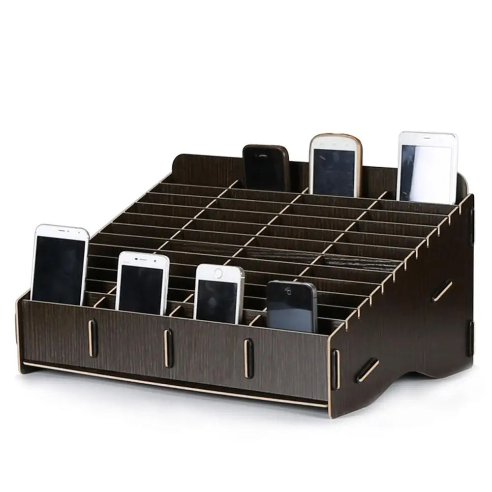 Assemable корзины для хранения Хранение коробка контейнер Органайзер деревянный