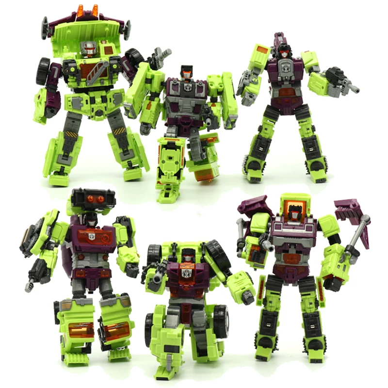 NBK робот-трансформер оверсайз девастатор TF инженерный комбайнер 6 в 1 экшн-Фигурки