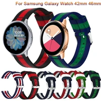 nylon strap for samsung galaxy watch 42mm 46mm band bracelet replacement samsung galaxy watch active 2 40mm 44mm wristband belt