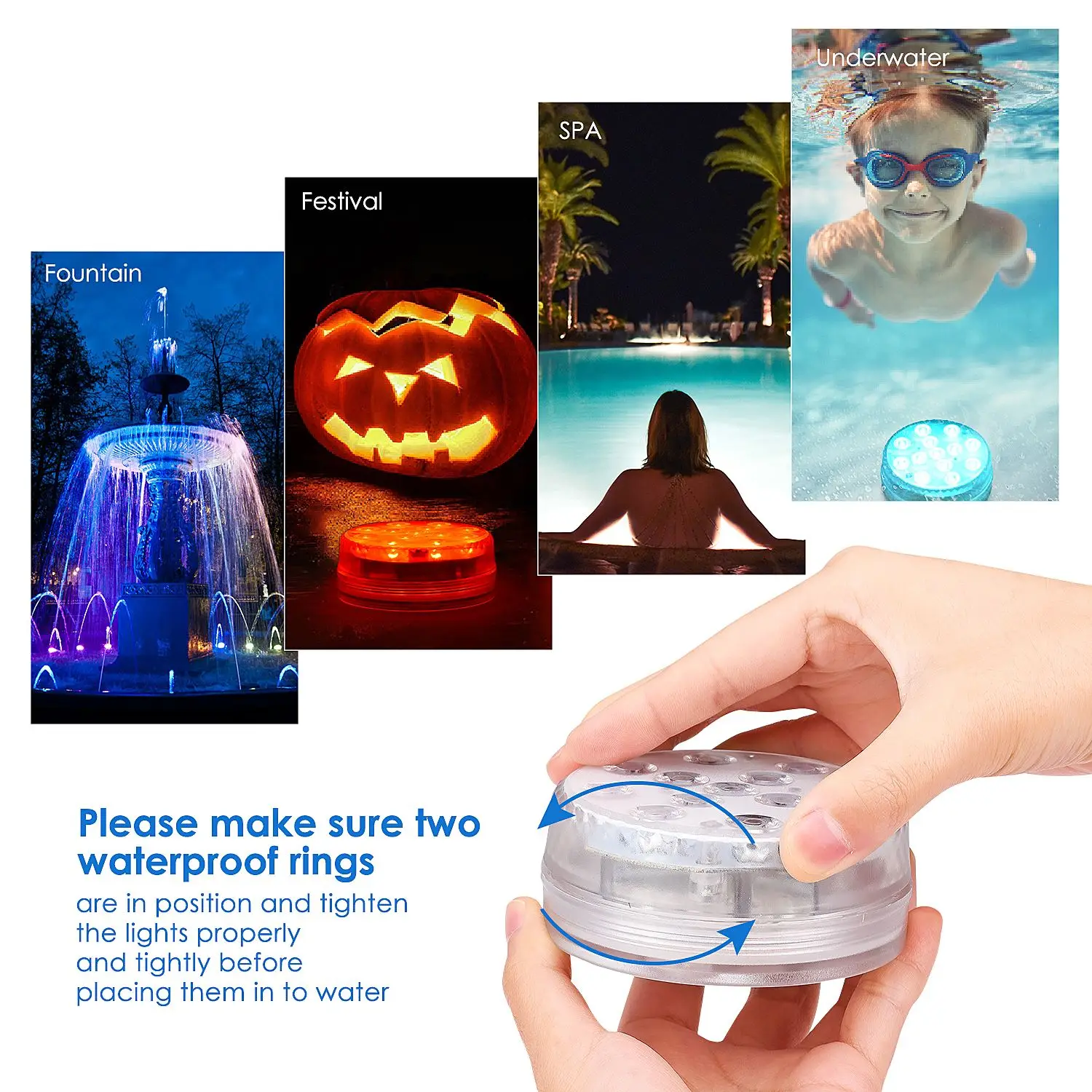 Новый светильник для бассейна piscine с пультом дистанционного управления RGB