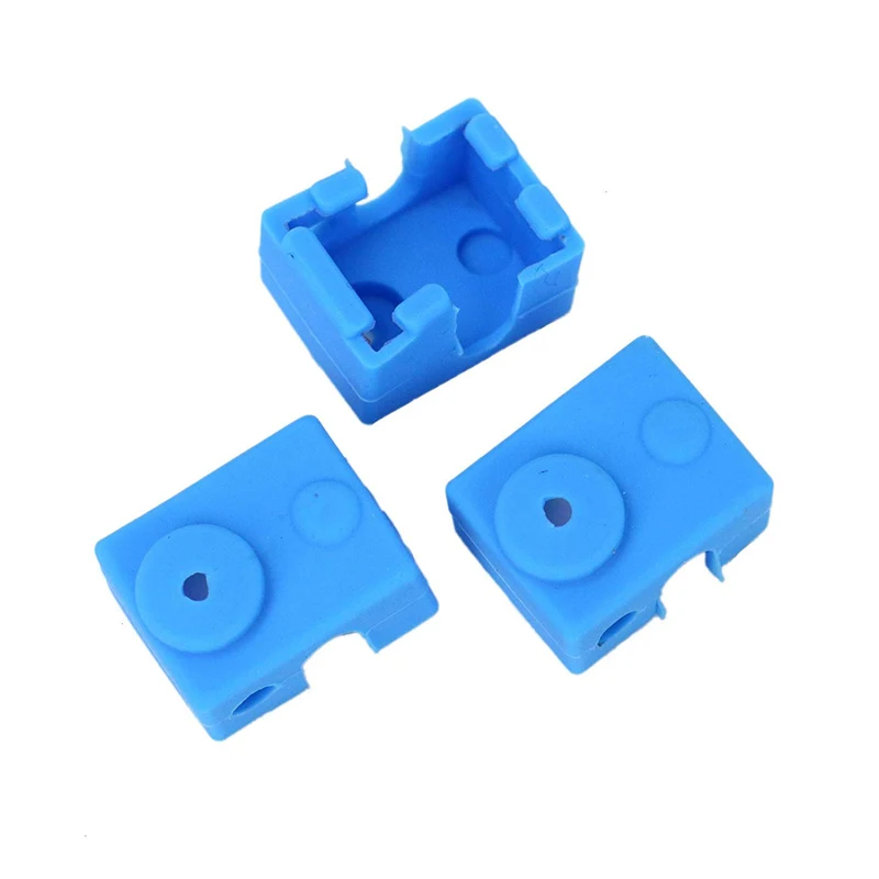Aokin 3d принтер силиконовые носки поддержка для E3D V6 PT100 J-head Hotend 1,75/3,0 мм подогреваемый блок экструдер тепловой блок силикон