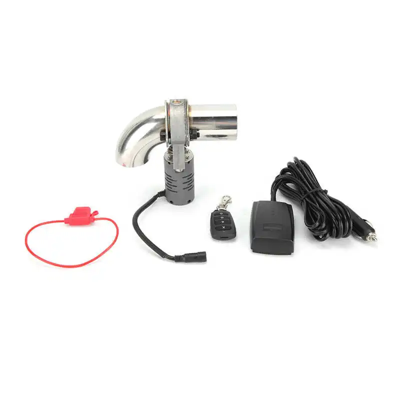 Универсальная выхлопная труба клапан Нержавеющая сталь Электрический