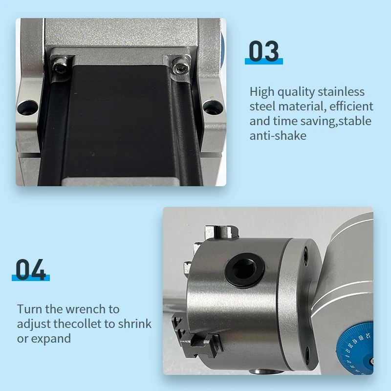 D80 вращающийся с погружением для волоконно-лазерной машины гравировки