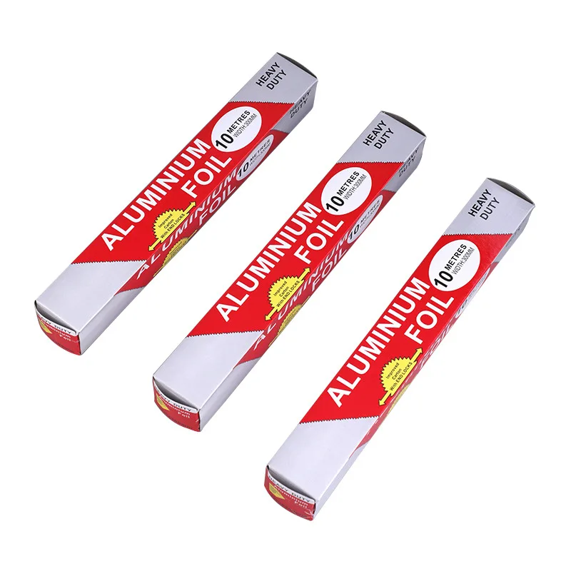 Фольга для барбекю Оловянная фольга выпечки алюминиевая общего цвета в коробке 30