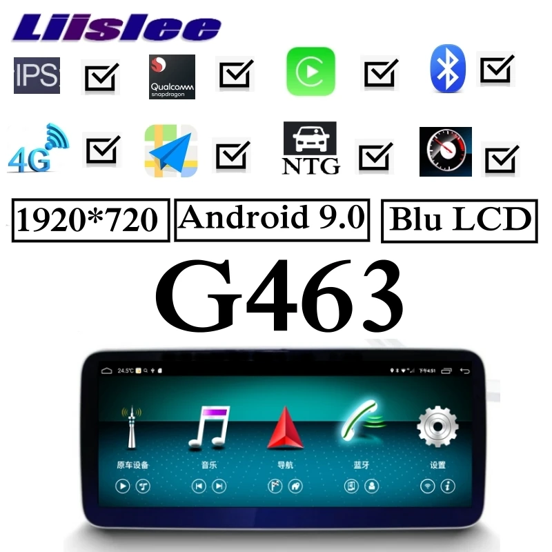 Автомобильный мультимедийный GPS аудио радио Wifi 4G SIM для Mercedes Benz MB Puch G Class W463 463 G63 2012