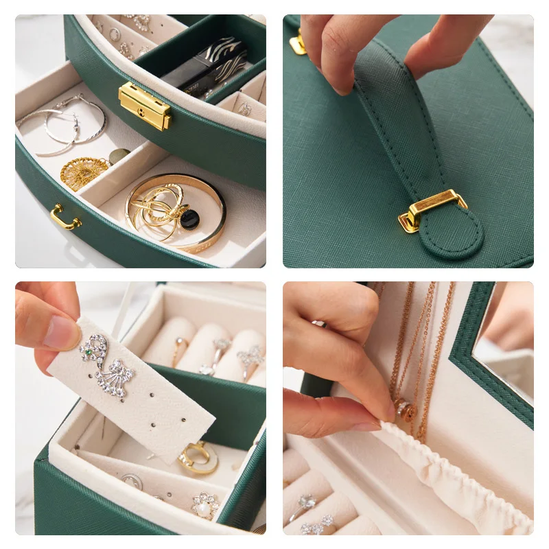 

Large Capacity Portable Drawer Type Jewelry Storage Box