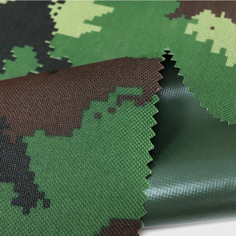 Утолщенная камуфляжная водонепроницаемая ткань Оксфорд с цифровым камуфляжным