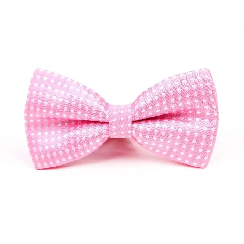 Children Bow Tie Baby Boy Kid Clothing Accessories Solid Color Gentleman Shirt Neck Bowknot Dot Toddler Adjustable |