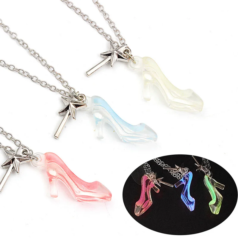 

Новинка; Хрустальное ожерелье с подвеской на высоком каблуке; Светящееся ожерелье унисекс с подвеской из смолы; Подарок; Цепочка для ключиц...