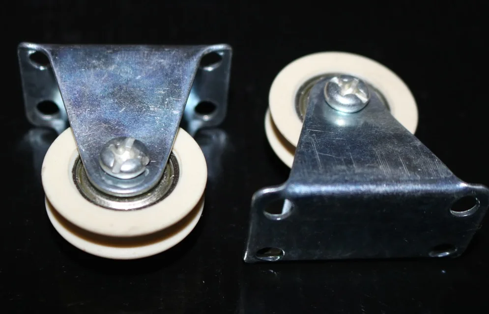 2 шт./лот колеса Диаметр: 32 мм U образный паз нейлоновый шкив троса|Шкивы| |