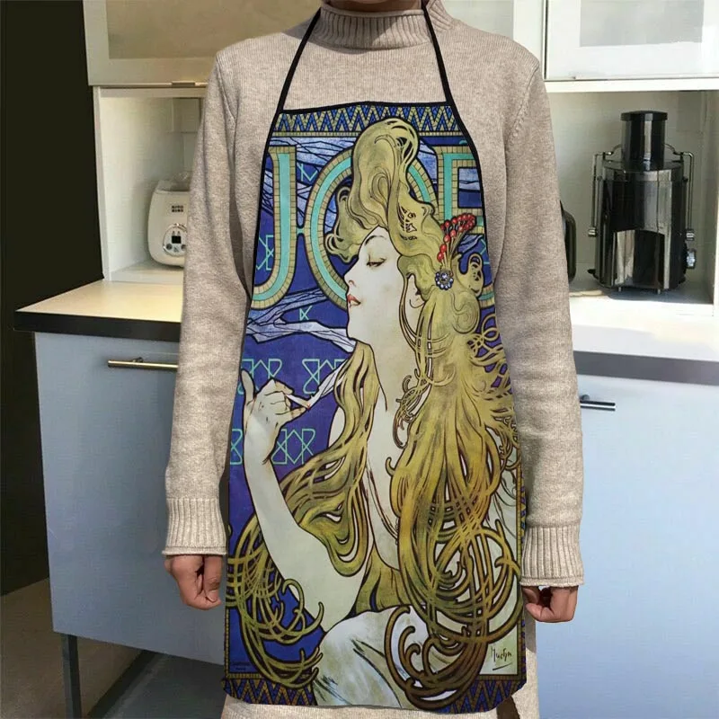 Новое поступление фартук Alphonse разных цветов Кухонные фартуки для женщин ткань