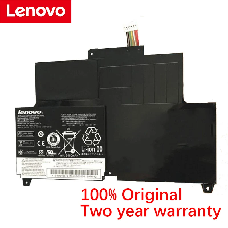 Оригинальный аккумулятор Lenovo 45N1092 45N1093 45N1095 2900 мАч для ноутбука ThinkPad Edge S230u Twist