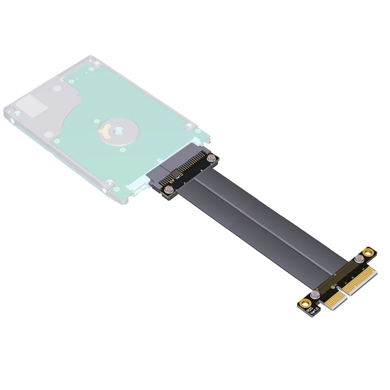 Кабель удлинитель для передачи данных U.2 NVMe SSD к PCI E 3 0 X4 SFF 8639 PCIe R27SF 8G/Bps U2 с высокой