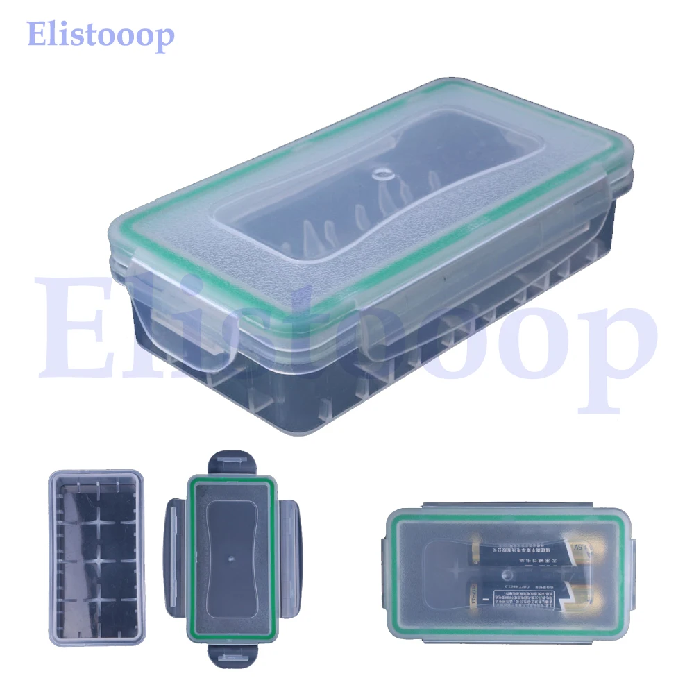Пластиковый Чехол для аккумуляторов прозрачный контейнер хранения батарей 18650