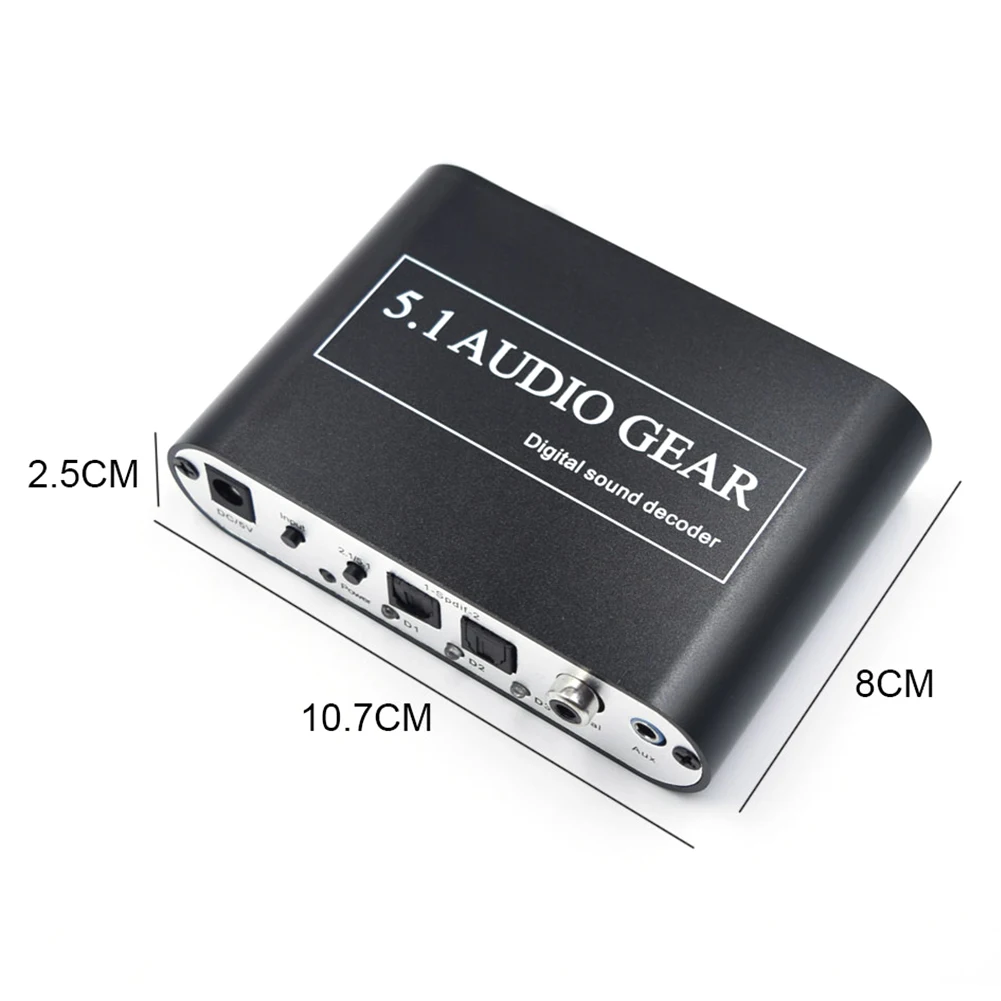 5 1 CH аудио декодер SPDIF коаксиальный к RCA DTS AC3 оптический цифровой усилитель