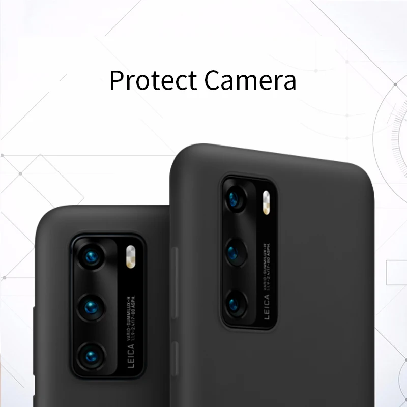 Чехол-накладка для Huawei P40 Pro P30 силиконовый противоударный | Мобильные телефоны и