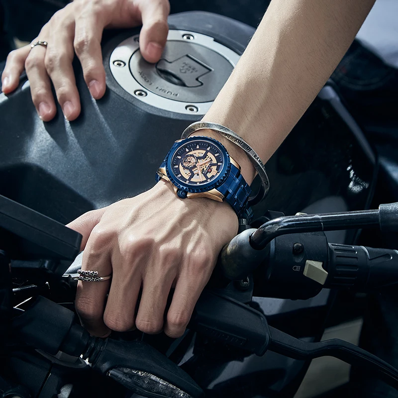 

NAVIFORCE Luxury Brand Blue Men Watches Fashion Quartz Man Wristwatch Military Sport Waterproof Male Clock Relogios Masculino