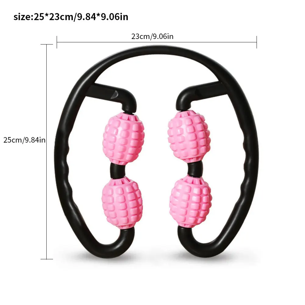 

25x23CM Leg Massage Roller Muscle Ring Relaxer Massage Roller Foam Portable Ring Clamp Workout Fitness Pilates Sports Accesories
