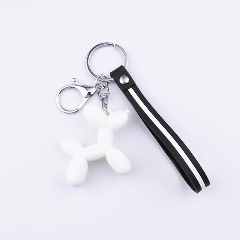 Новинка модный брелок для ключей с изображением милого воздушного шара собаки