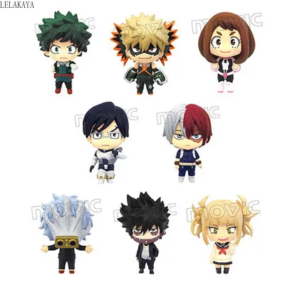 5 см 8 шт./компл. аниме Моя геройская Академия OCHACO URARAKA Midoriya Izuku Bakugo Katsuki Todoroki Shoto