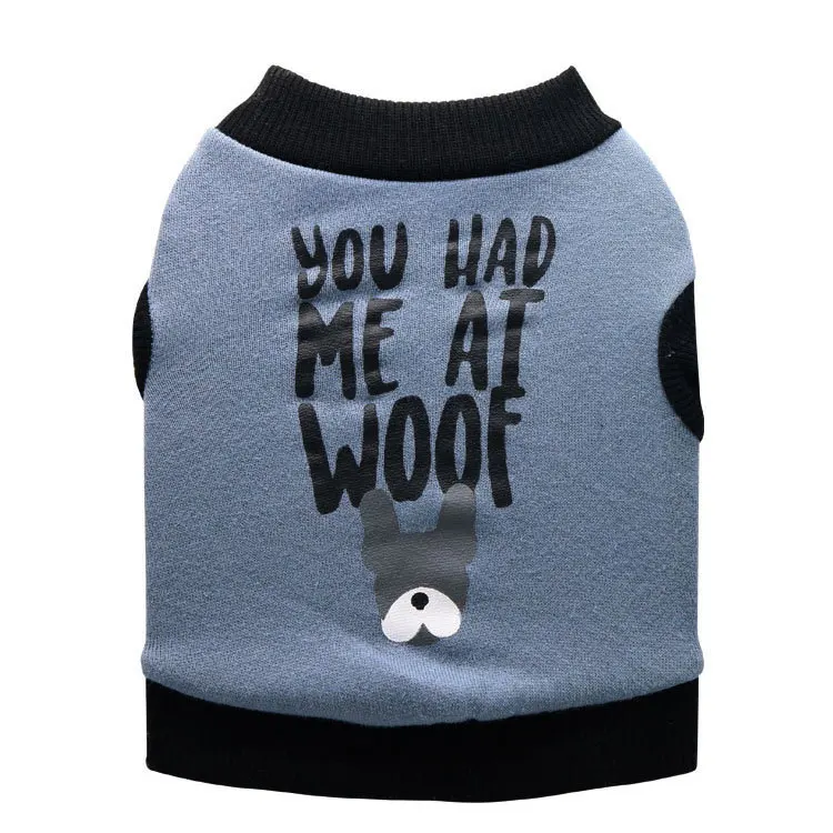 

Pet Clothing Pet Supplies Flannelette Method Fighting Small Dog Dog Vest Autumn and Winter