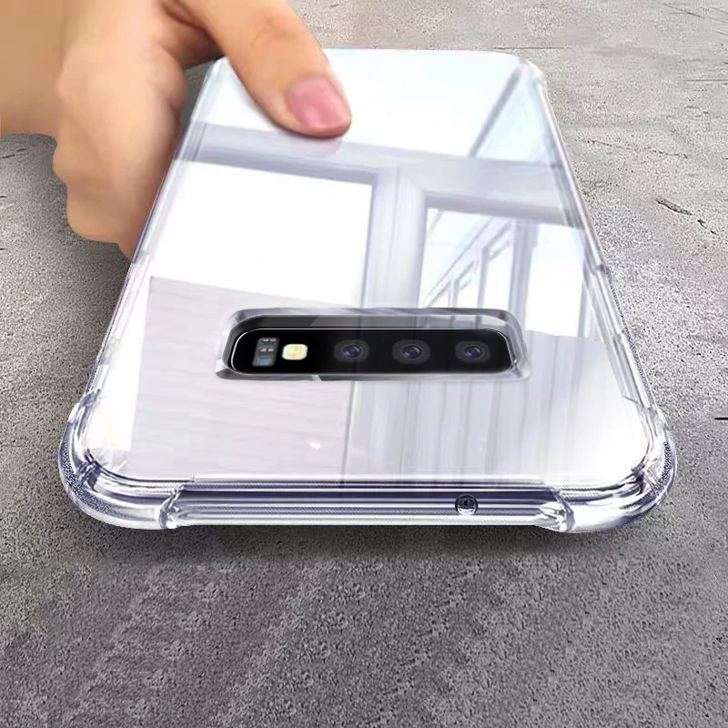 Противоударный прозрачный силиконовый чехол бампер для Samsung Galaxy A10s A20 A30 A40 A50 A60 A70