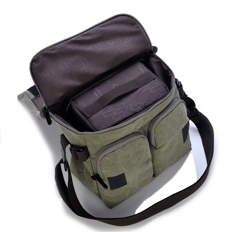 сумка мужская рюкзак мужской Сумки на плечо Для мужчин холст кожаная сумочка