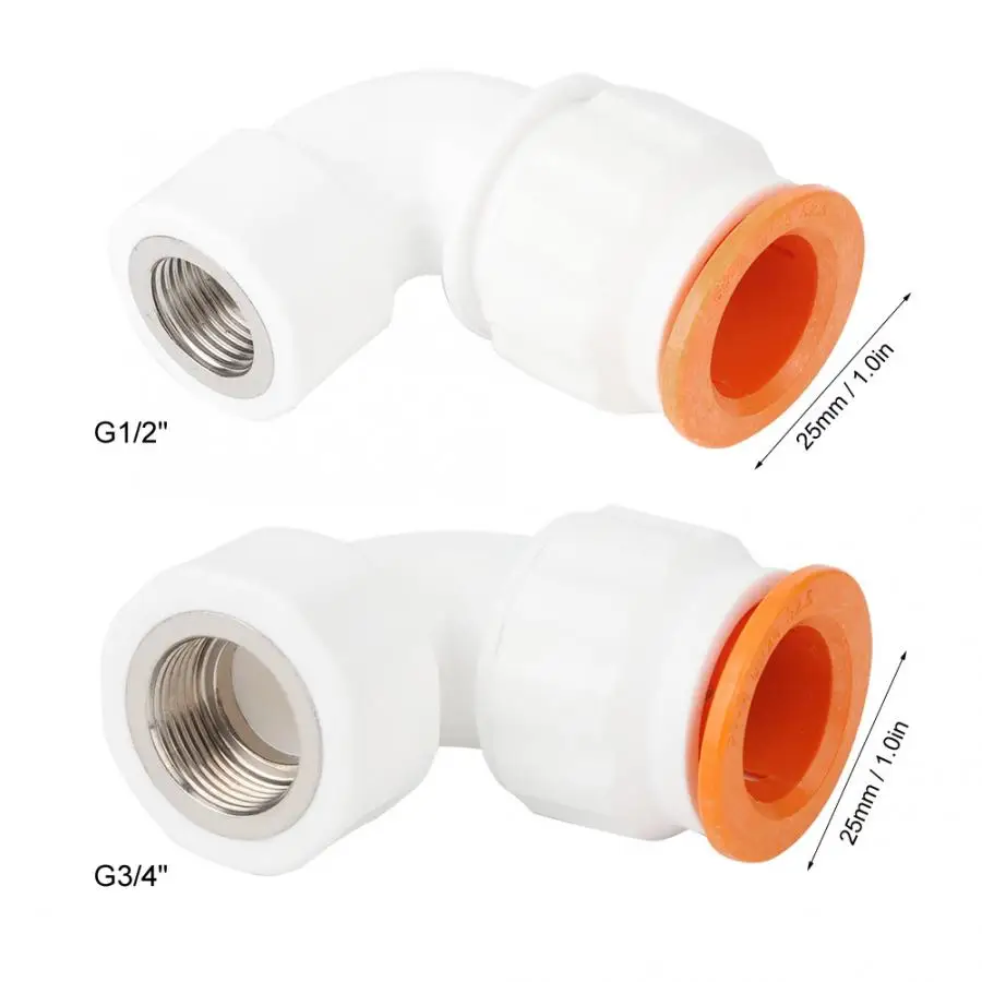 3 шт. соединительные фитинги для труб с внутренней резьбой от 25 мм до G1/2 дюйма/25 G3/4