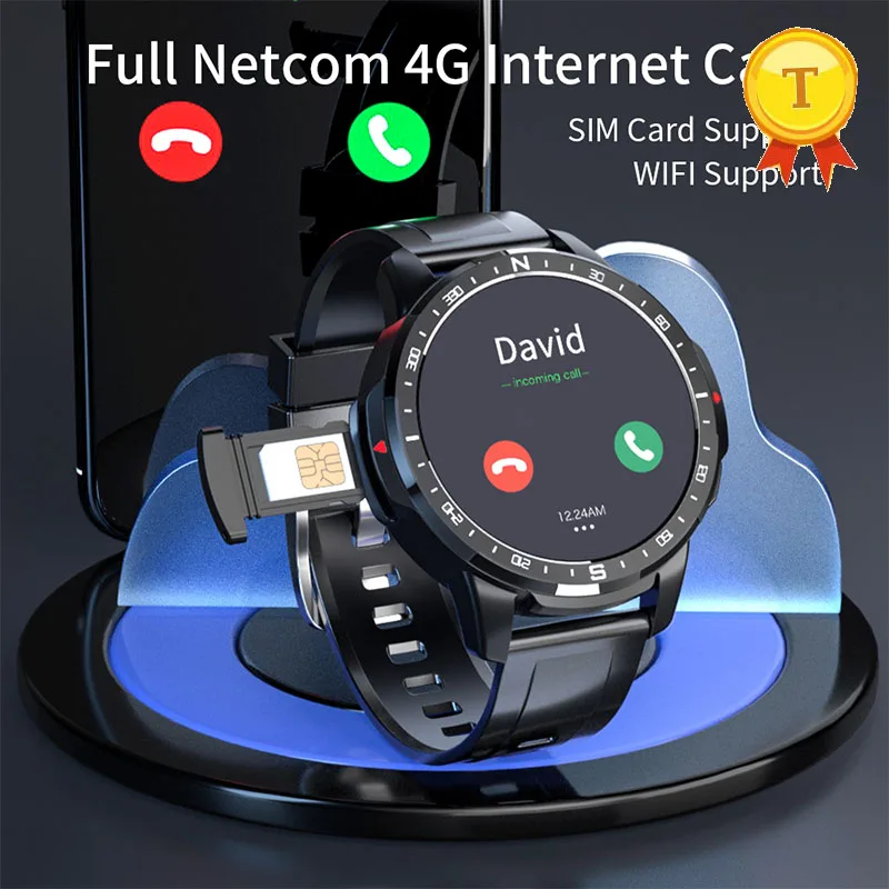 Мужские Смарт-часы с поддержкой Android 2022 2G 4G LTE Wi-Fi GPS | Электроника