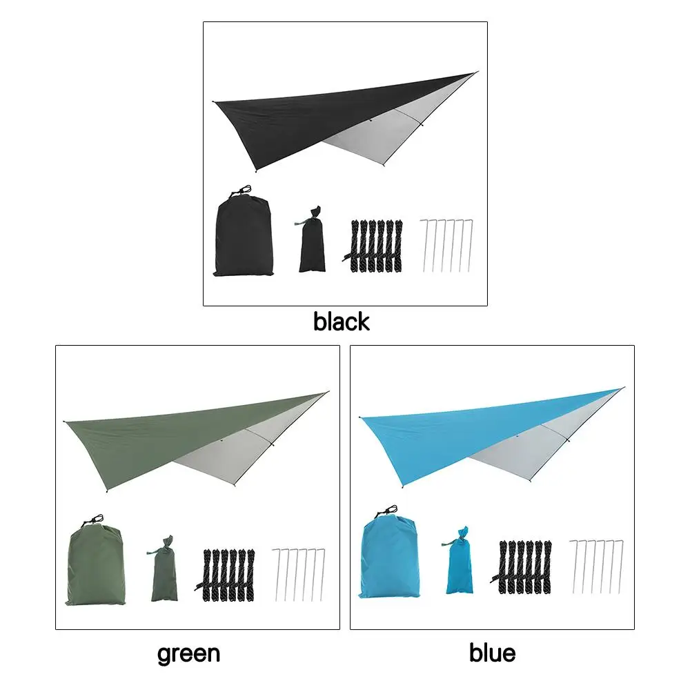 

Awning Tent Cloth Outdoors Multifunction Travel 3color 290*290cm Picnic Mat Shade Canopy