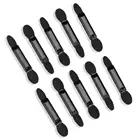 10 шт. натуральные со спонжем аппликатор теней для век косметической кисти для Для женщин с двойной головкой инструменты кисти тени для век макияж I7H2